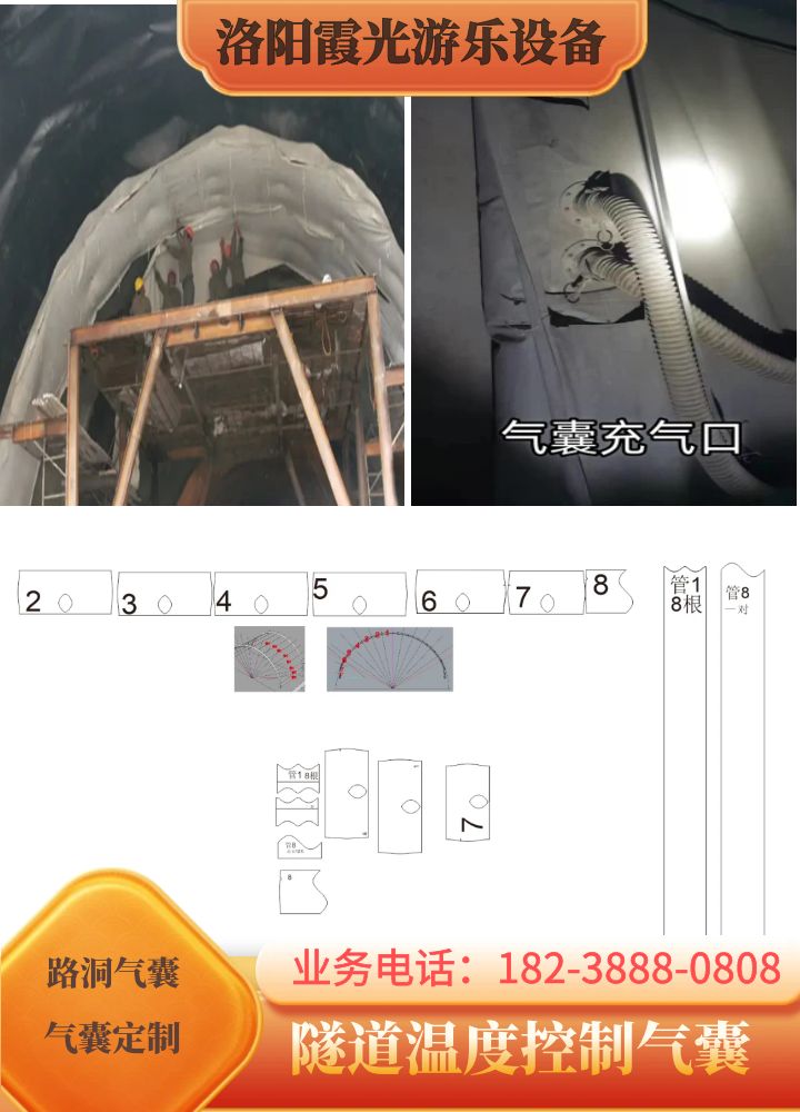 移动隧道高温蒸汽气囊在工程中的灵活部署